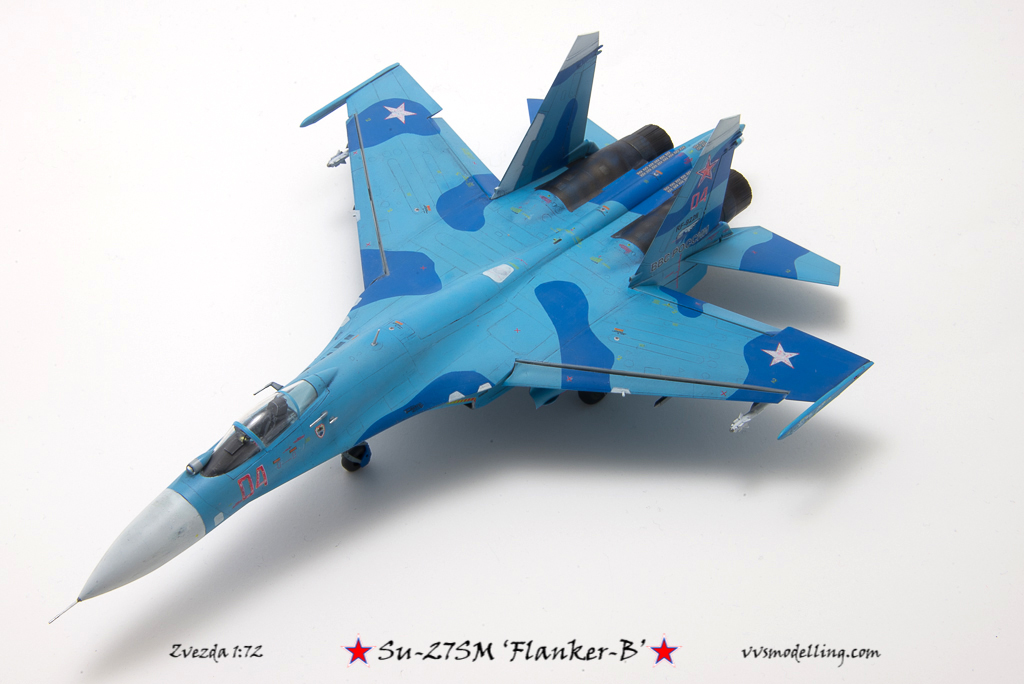 Avion Hobbymaster 1:72 Su-27SM Flanker B - Rouge 06 - Russian Air Force 2013