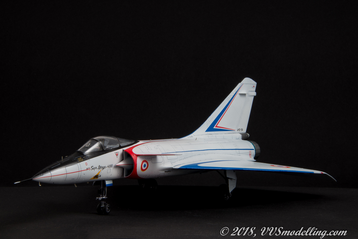 Maquette Avion Militaire Modelsvit Mirage 4000 – Échelle 1/72, Neuf, 72043